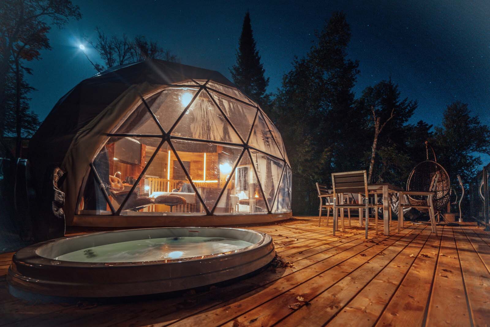 Luxury Mezzanine Dome for 4